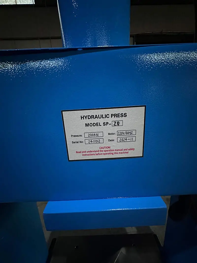 Máy ép thủy lực SP-20 4